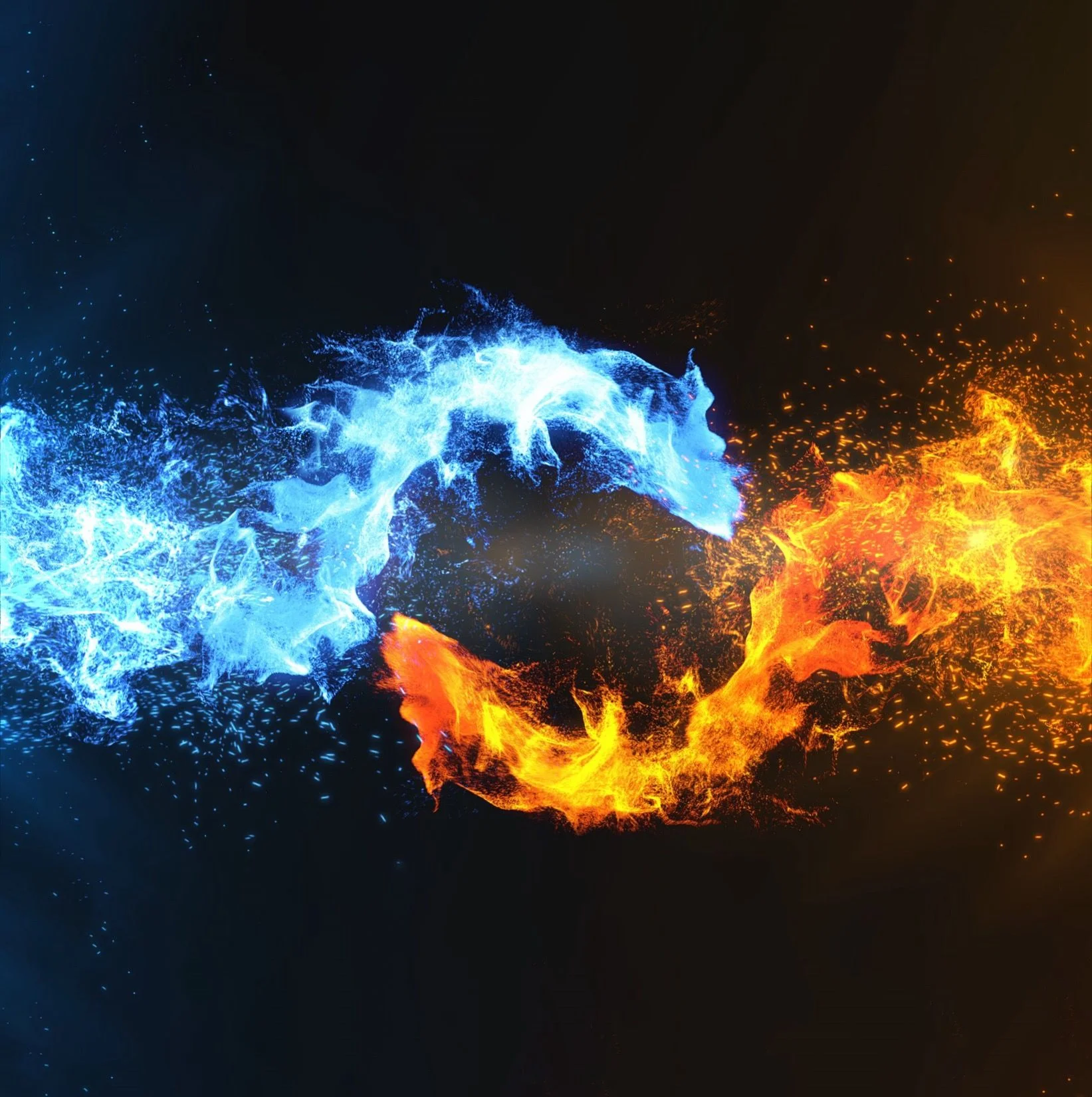 hot and cold flames